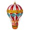 Miss Christmas 7.0 Inch Santa On A Hot Air Balloon Christmas Tree Ornament , Christmas Decor Christmas, Holiday, Transportation